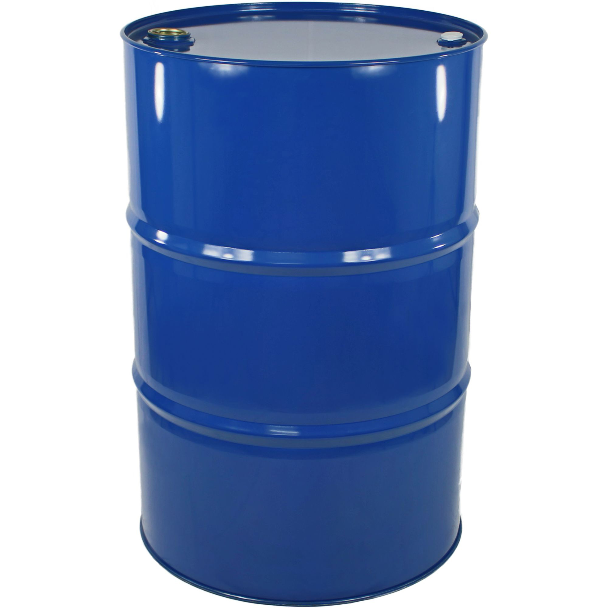 Stahl-Spundfass 216 L, blank/blau, UN-X